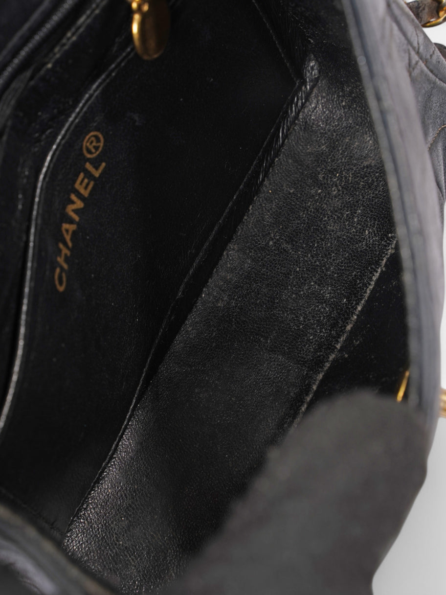 Chanel Classic Flap Black Leather Small Image 8
