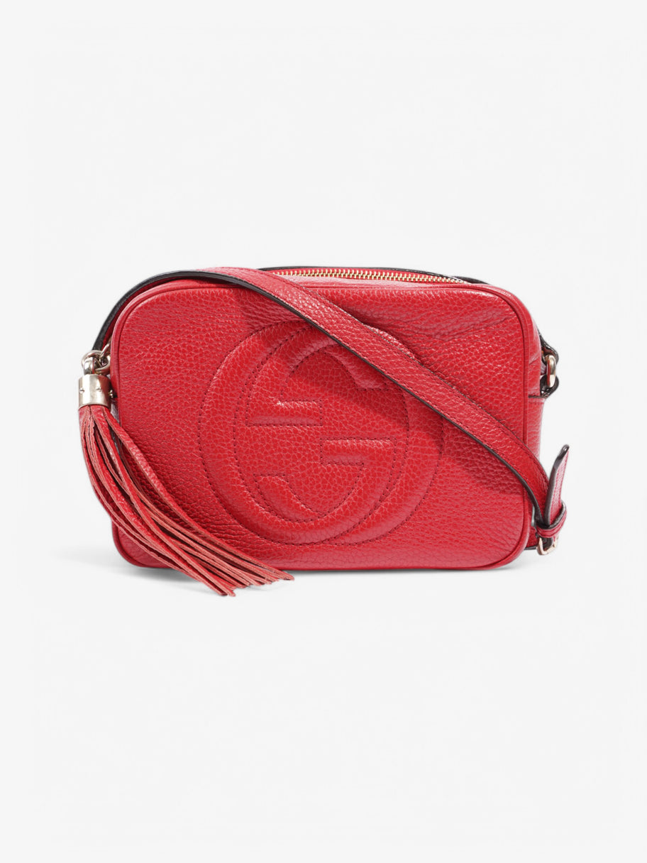 Gucci Soho Disco Bag Red Leather Small Image 1