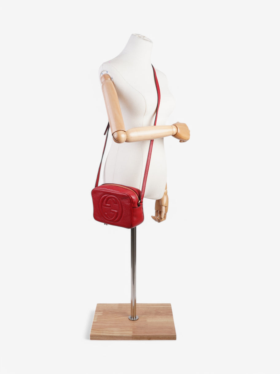 Gucci Soho Disco Bag Red Leather Small Image 2