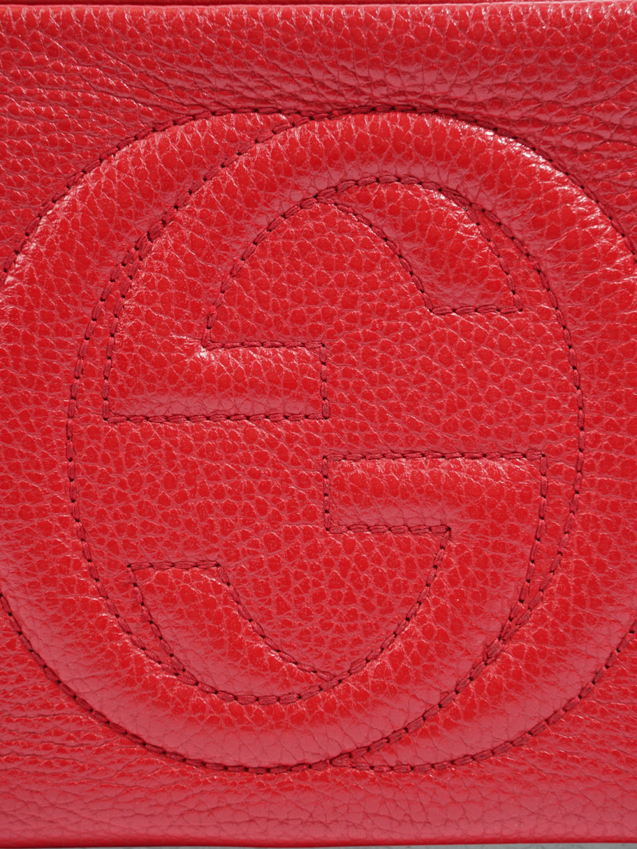Gucci Soho Disco Bag Red Leather Small Image 7