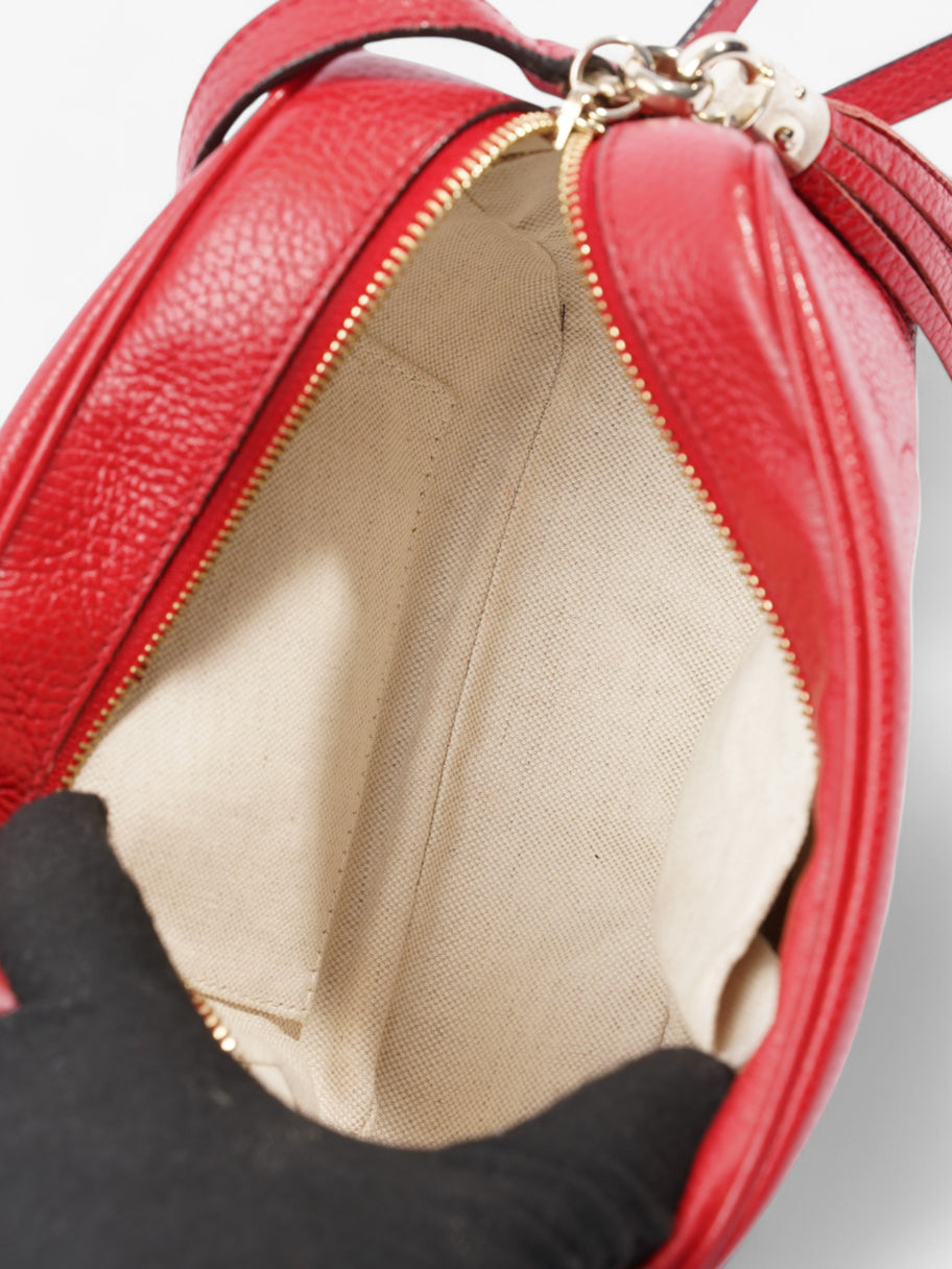 Gucci Soho Disco Bag Red Leather Small Image 8