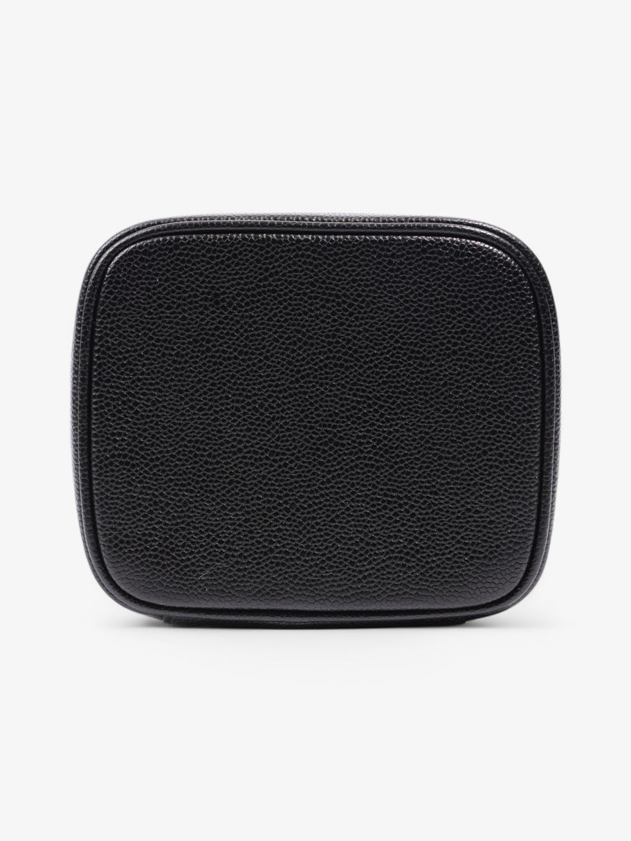 Chanel CC Vanity Case Black Leather Image 5