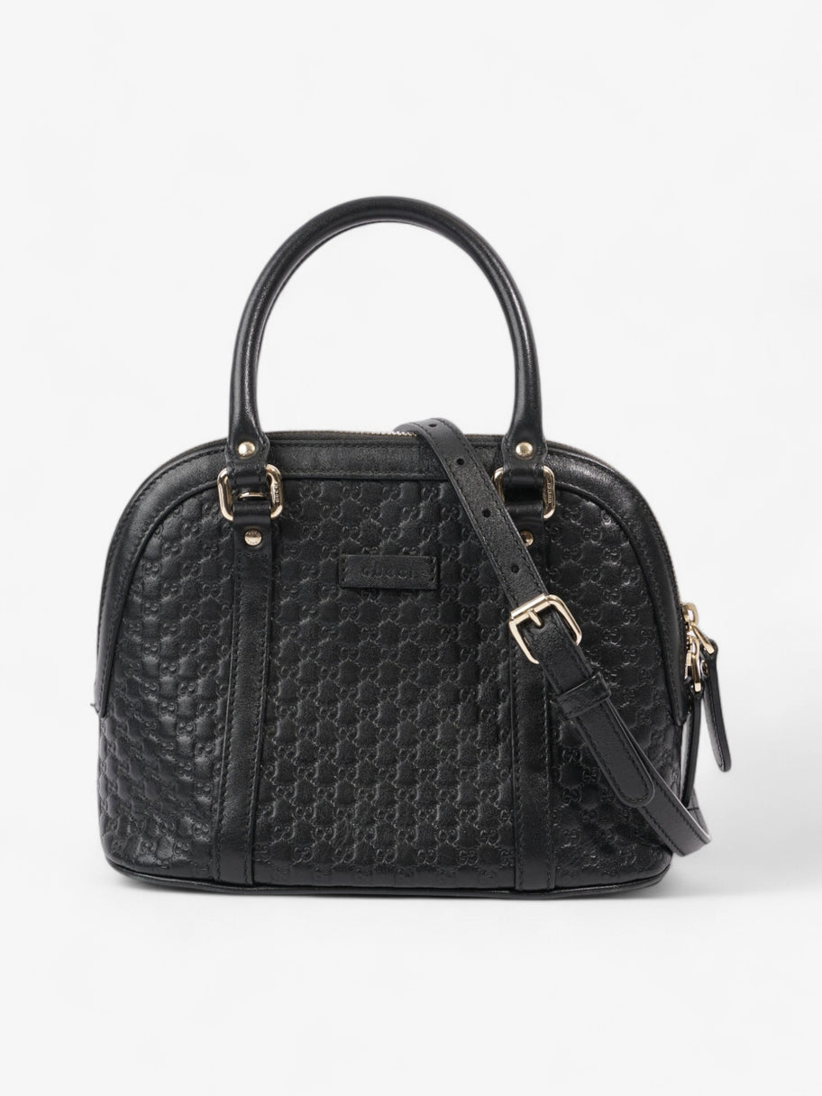 Gucci Guccisima Dome Black Leather Small Image 1