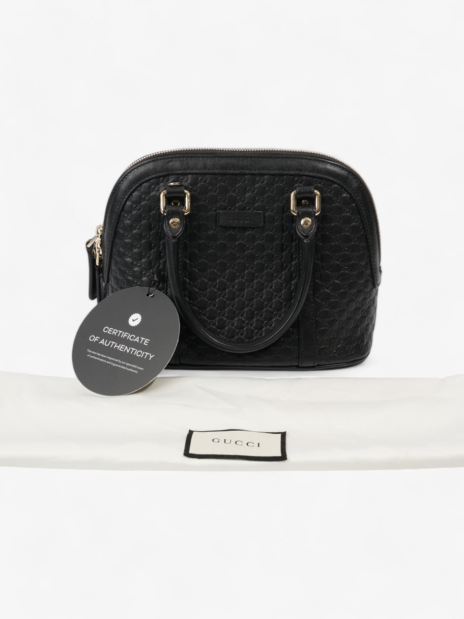 Gucci Guccisima Dome Black Leather Small Image 10