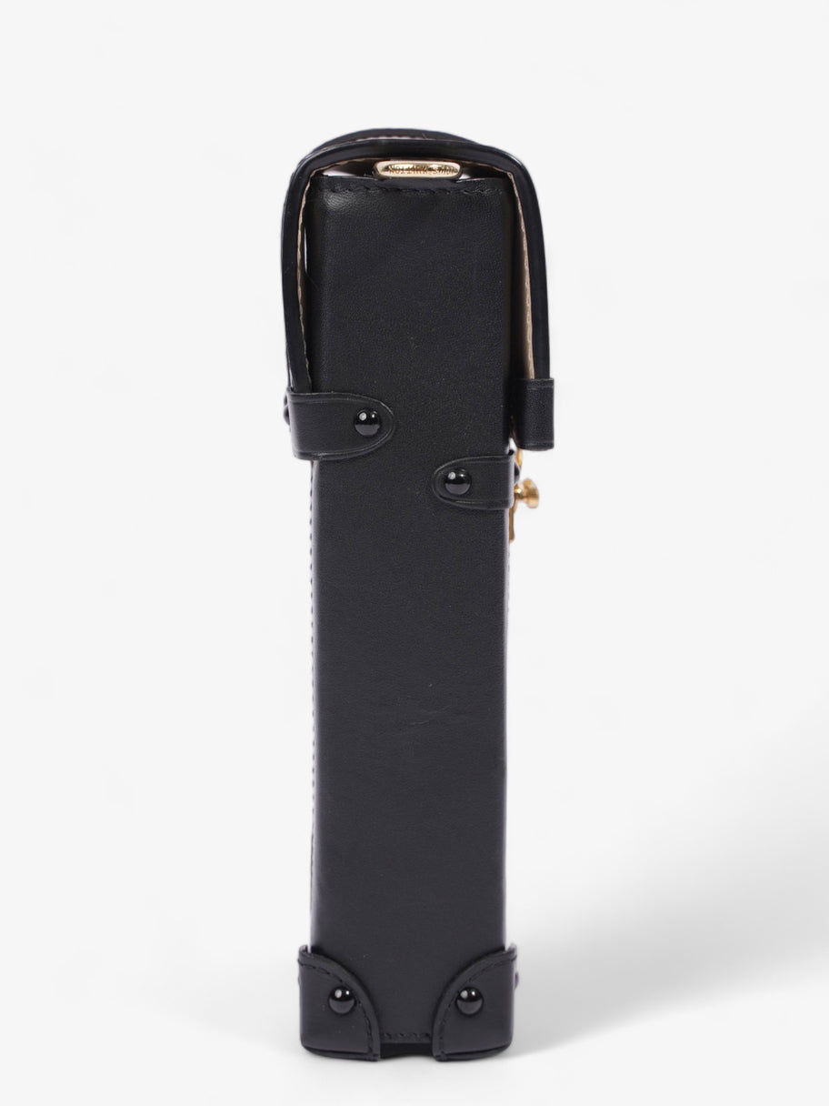 Vertical Trunk Pouch Pink / Black Epi Leather Image 6