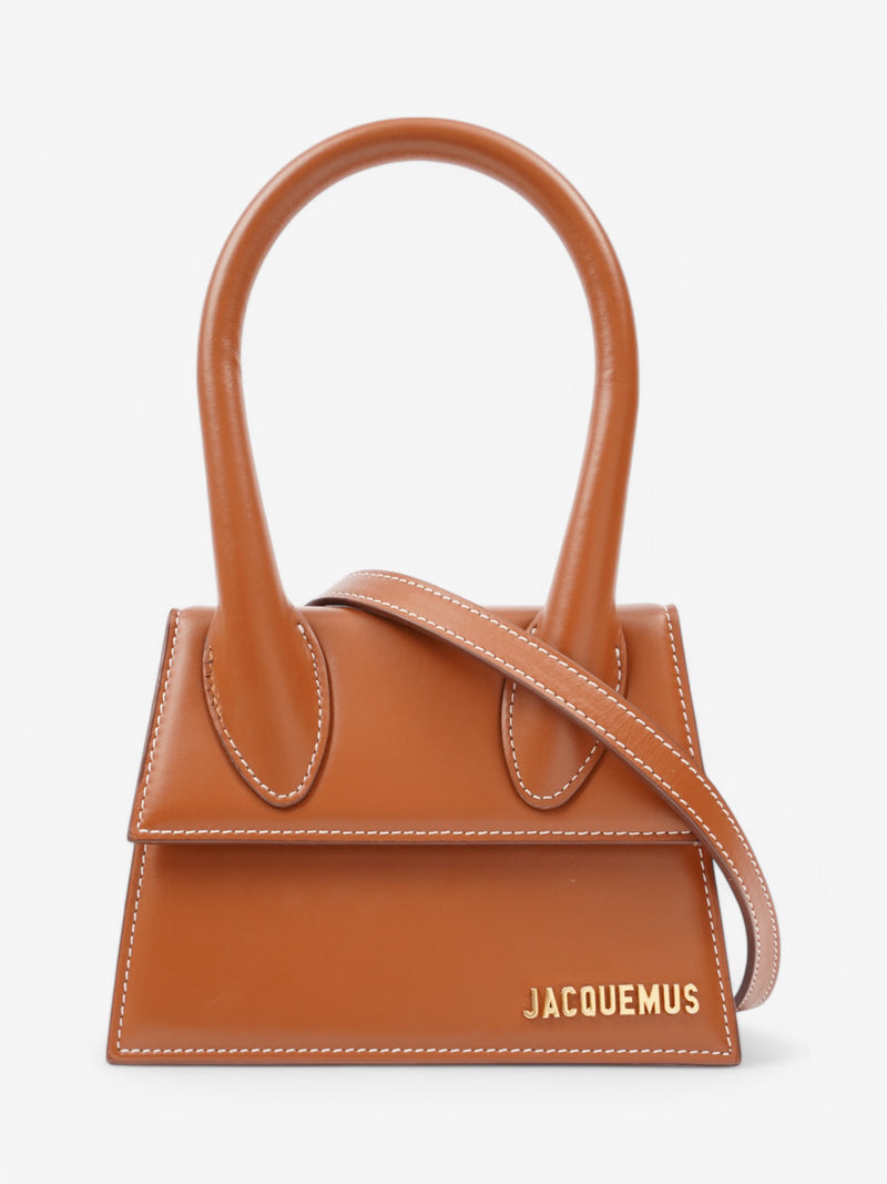  Jacquemus Le Chiquito Brown Leather Moyen