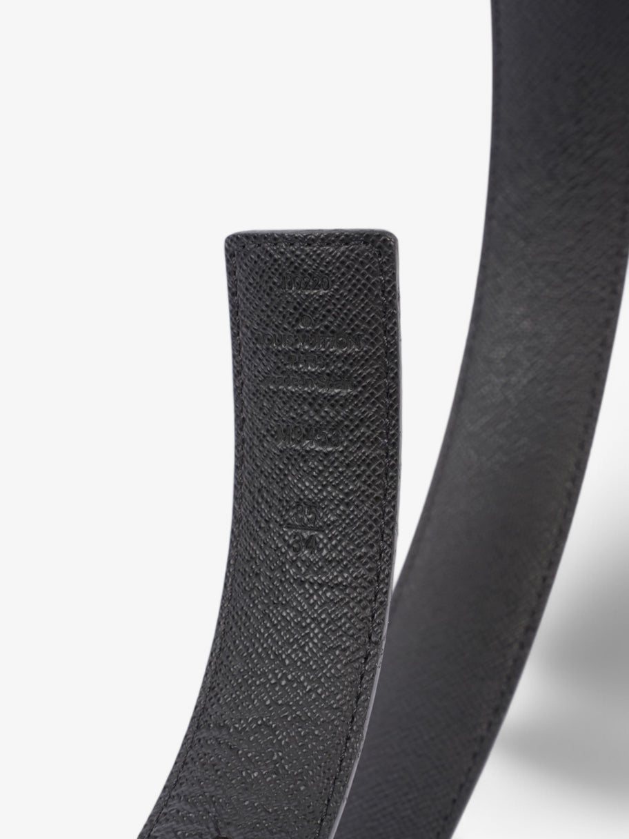 Louis Vuitton LV Initiales Reversible Belt Monogram / Gold / Black Coated Canvas 85cm / 34