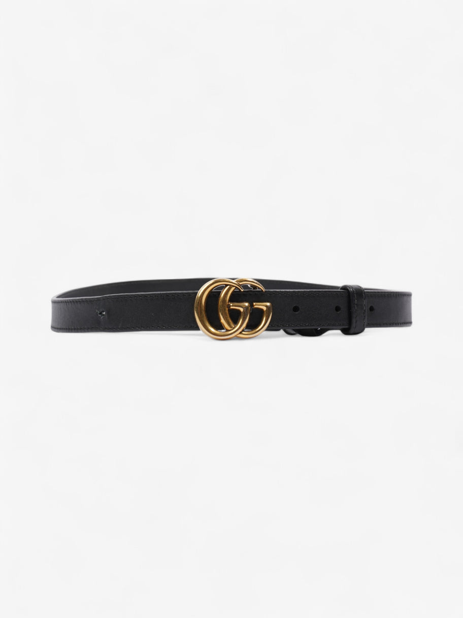 Gucci Marmont Belt Black Leather Image 1
