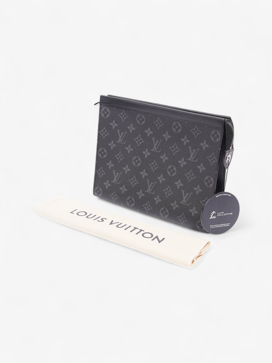 Louis Vuitton Pochette Voyage Monogram Eclipse Coated Canvas MM Image 8