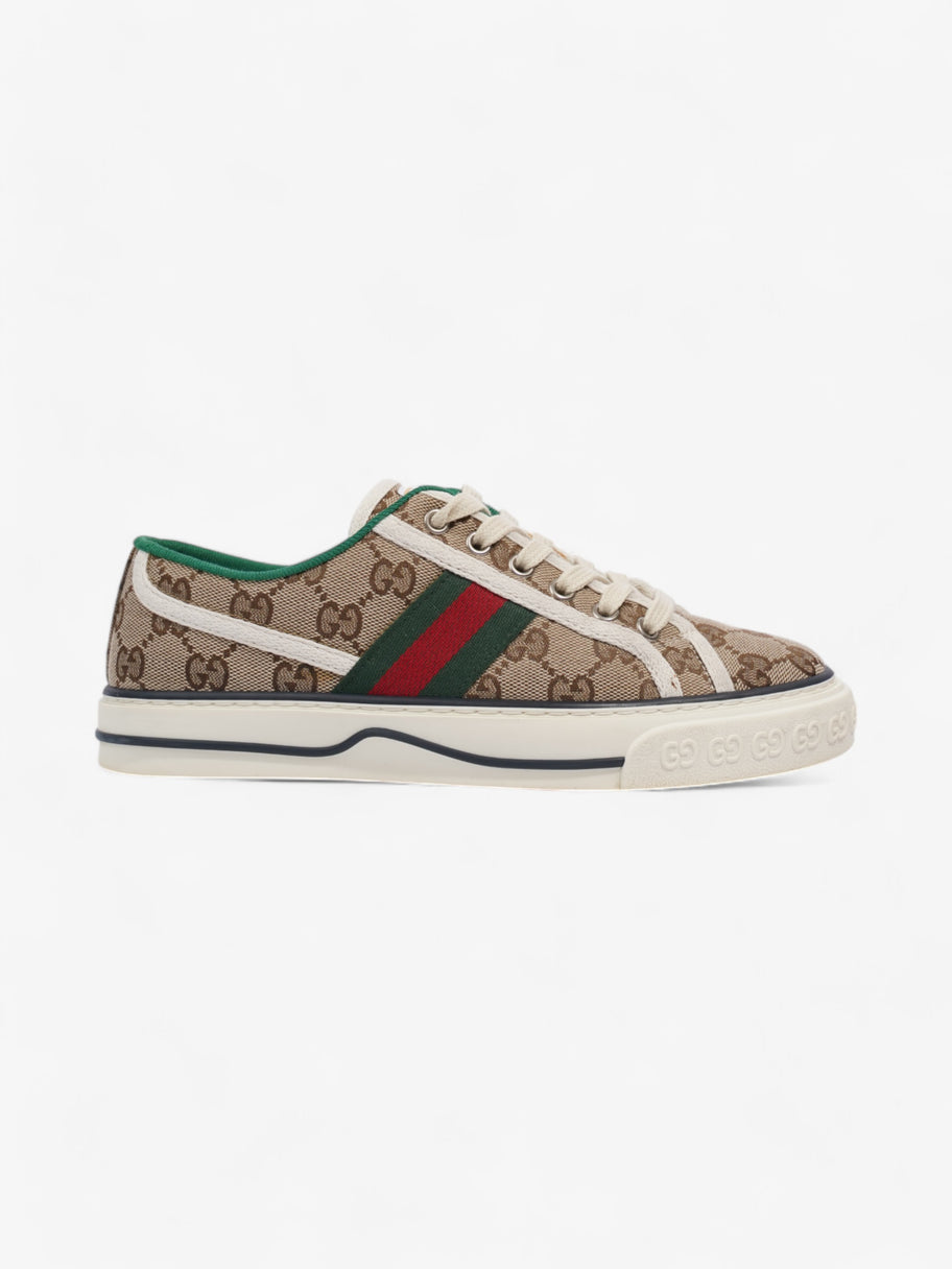 Gucci GG Tennis 1977 Sneakers Beige  / Green / Red Canvas EU 37 UK 4 Image 1