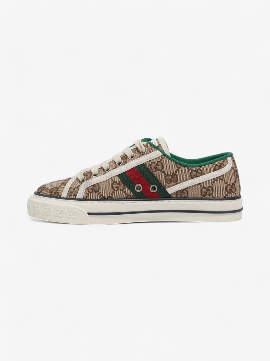 Gucci GG Tennis 1977 Sneakers Beige  / Green / Red Canvas EU 37 UK 4 Image 3