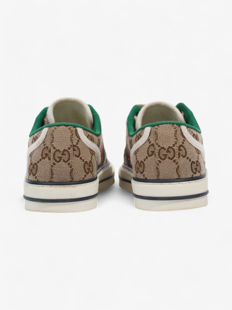 Gucci GG Tennis 1977 Sneakers Beige  / Green / Red Canvas EU 37 UK 4 Image 6