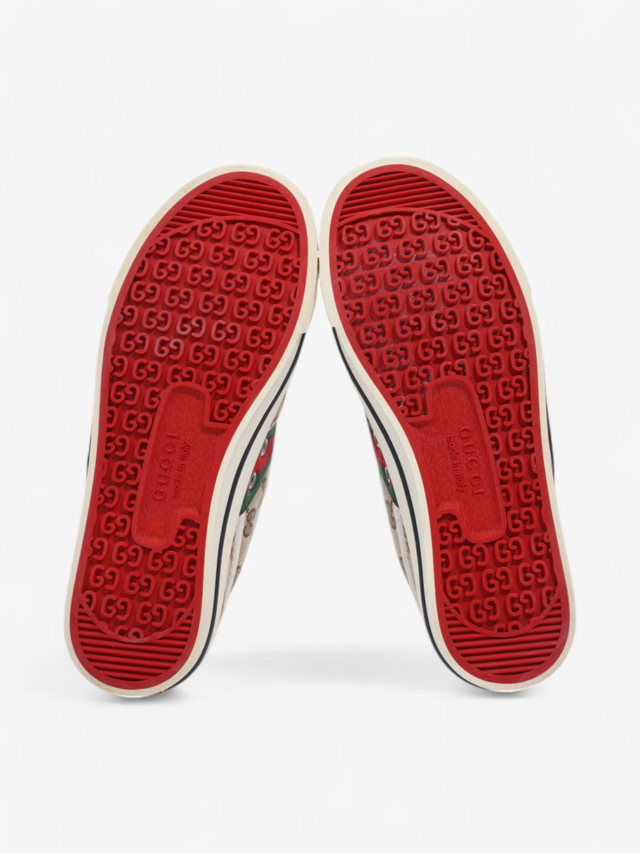 Gucci GG Tennis 1977 Sneakers Beige  / Green / Red Canvas EU 37 UK 4 Image 7