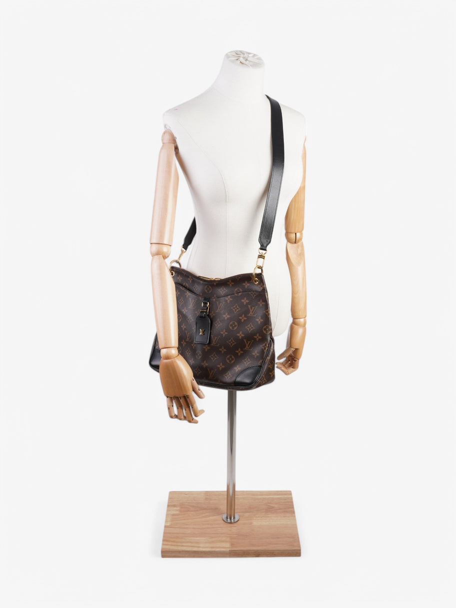 Louis Vuitton Odeon Monogram / Black Coated Canvas MM Image 13