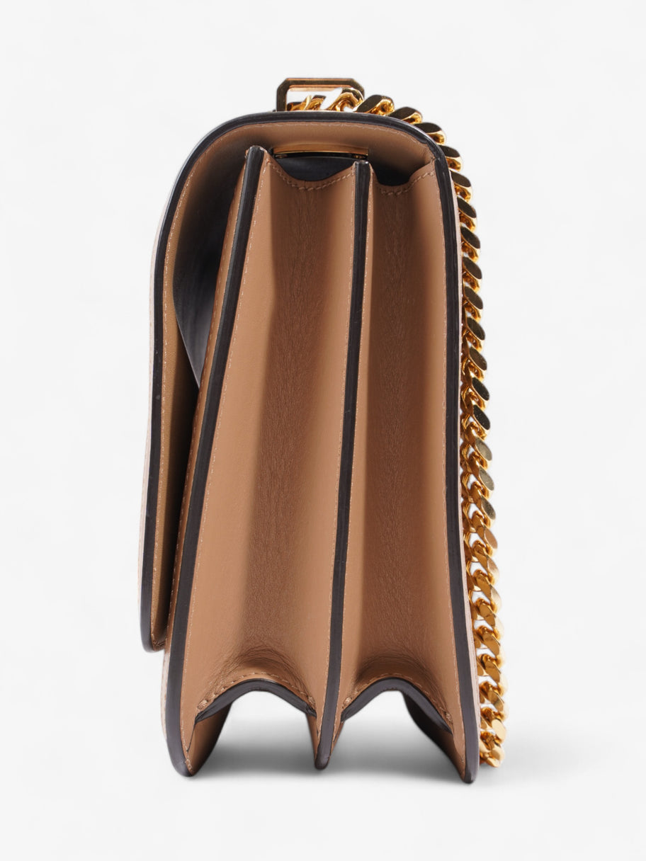 Burberry TB Monogram Chain Bag Honey Calfskin Leather Medium Image 3