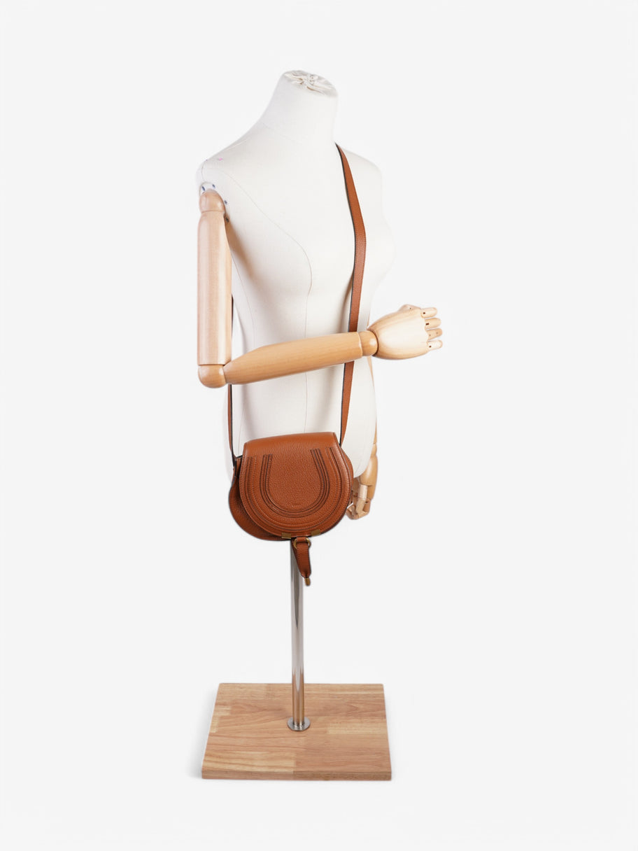 Chloe Marcie Bag Tan Leather Mini Image 2