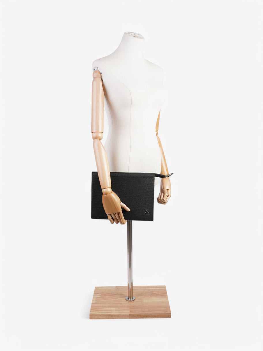 Louis Vuitton Pochette Black Leather Image 2