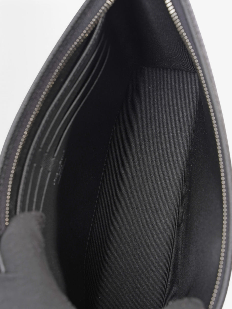 Louis Vuitton Pochette Black Leather Image 8