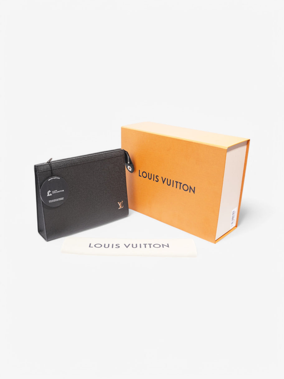 Louis Vuitton Pochette Black Leather Image 9