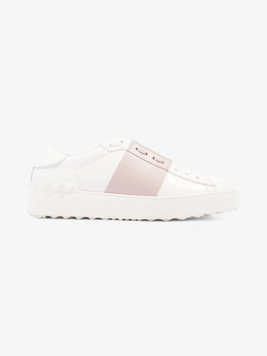 Valentino Open Sneakers  White / Pink Leather EU 37 UK 4 Image 1