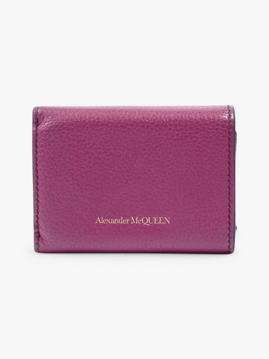 Alexander McQueen Skull Purse Fuchsia Leather Image 3