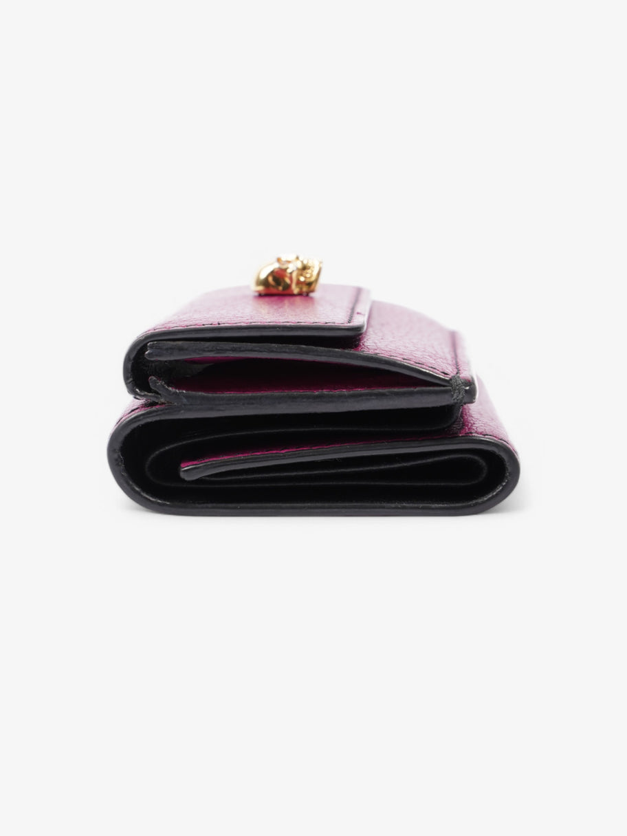 Alexander McQueen Skull Purse Fuchsia Leather Image 4