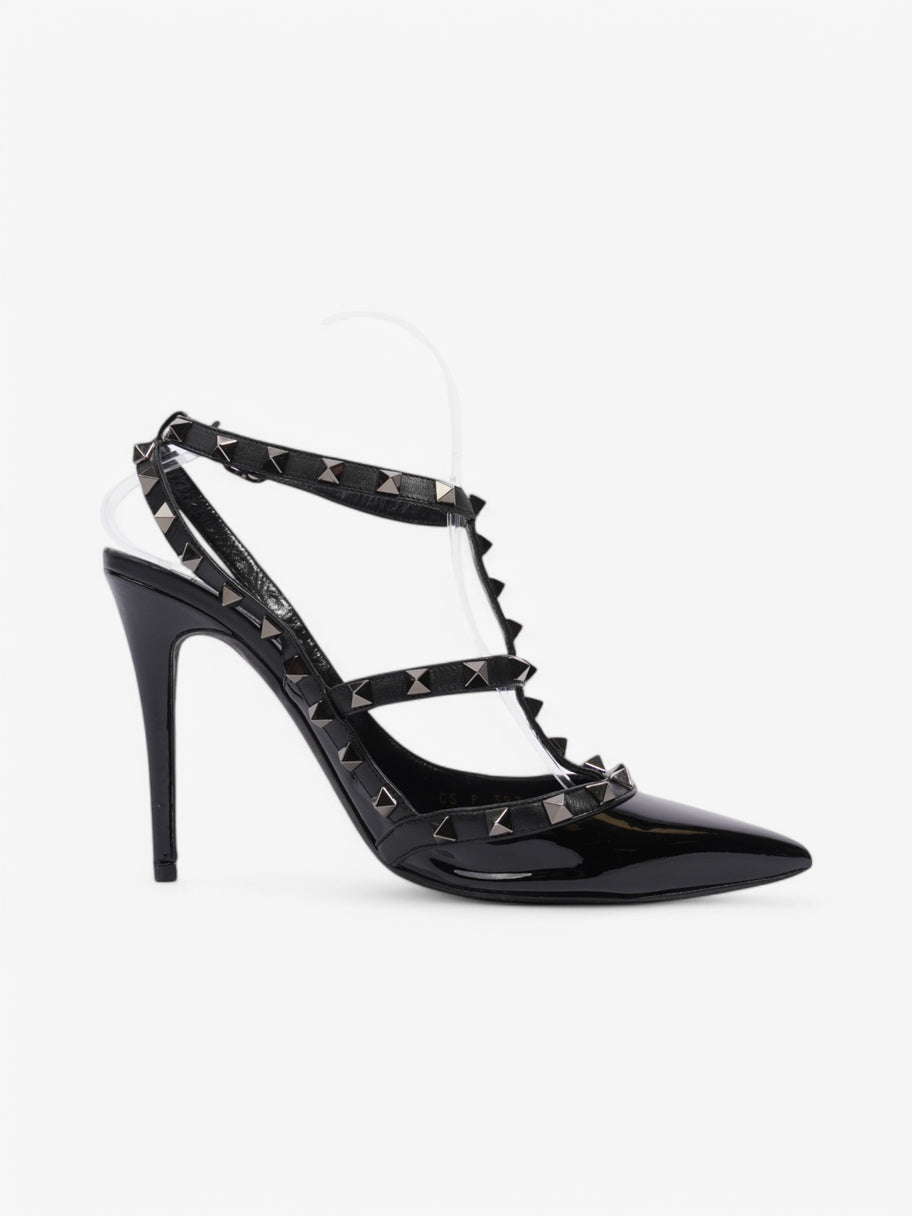 Valentino Rockstud Heels 100 Black Patent Leather EU 39.5 UK 6.5 Image 4