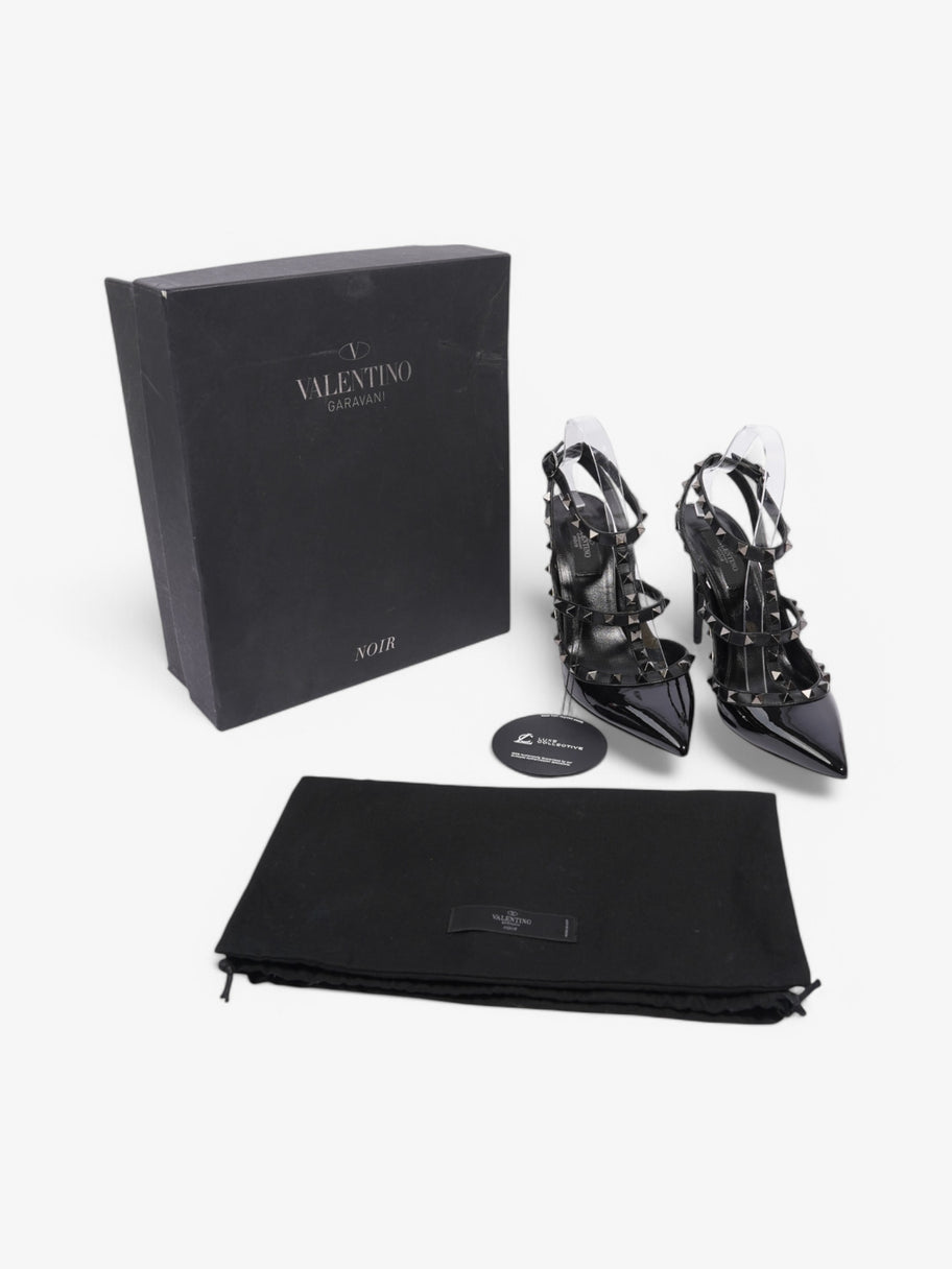 Valentino Rockstud Heels 100 Black Patent Leather EU 39.5 UK 6.5 Image 10