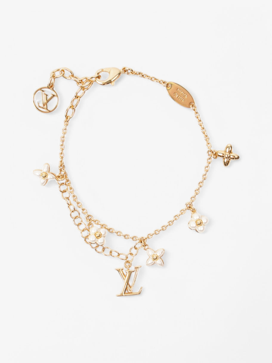 Louis Vuitton LV Floragram Bracelet Gold / Pearl Base Metal Image 1