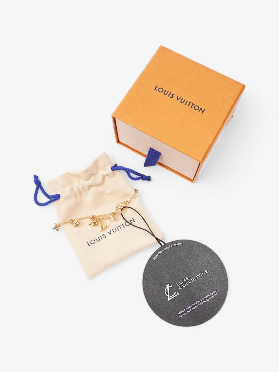Louis Vuitton LV Floragram Bracelet Gold / Pearl Base Metal Image 5