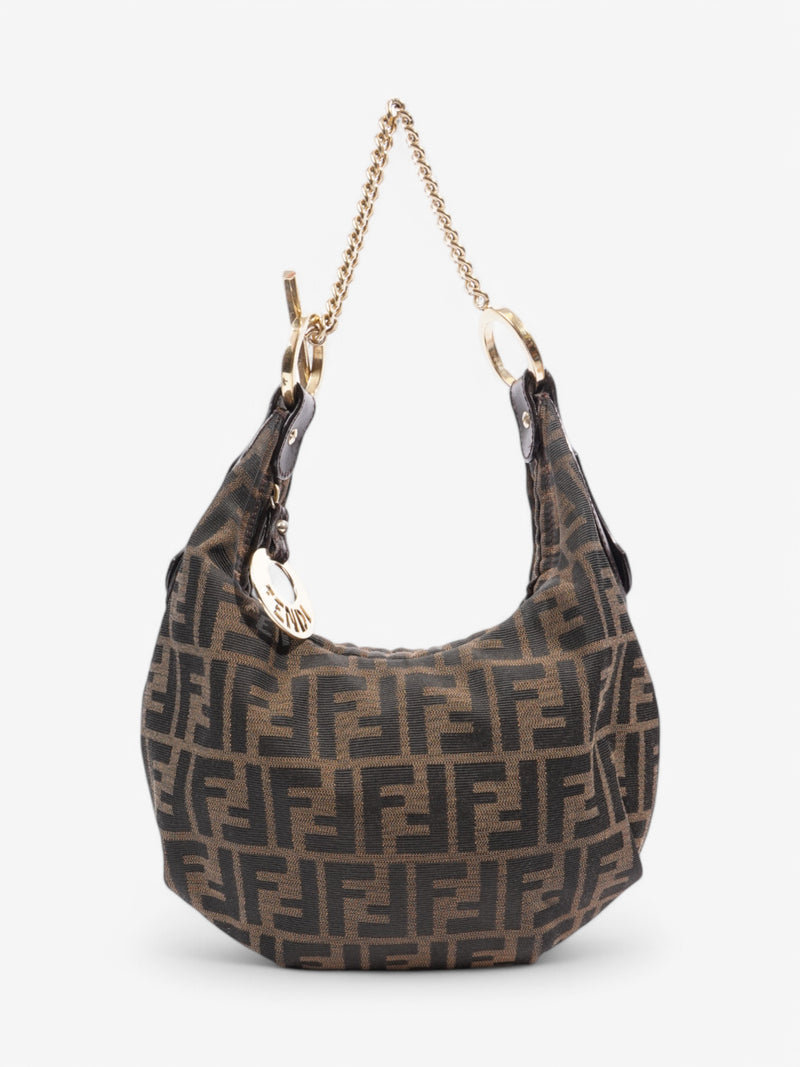  Fendi FF Chef Zucca Brown / Black Canvas