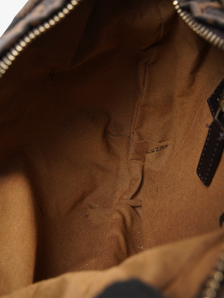 Fendi FF Chef Zucca Brown / Black Canvas Image 10