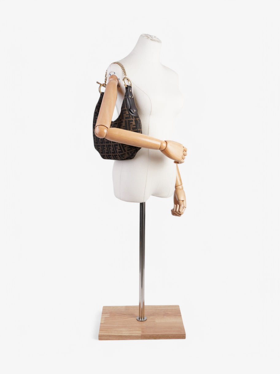 Fendi FF Chef Zucca Brown / Black Canvas Image 2