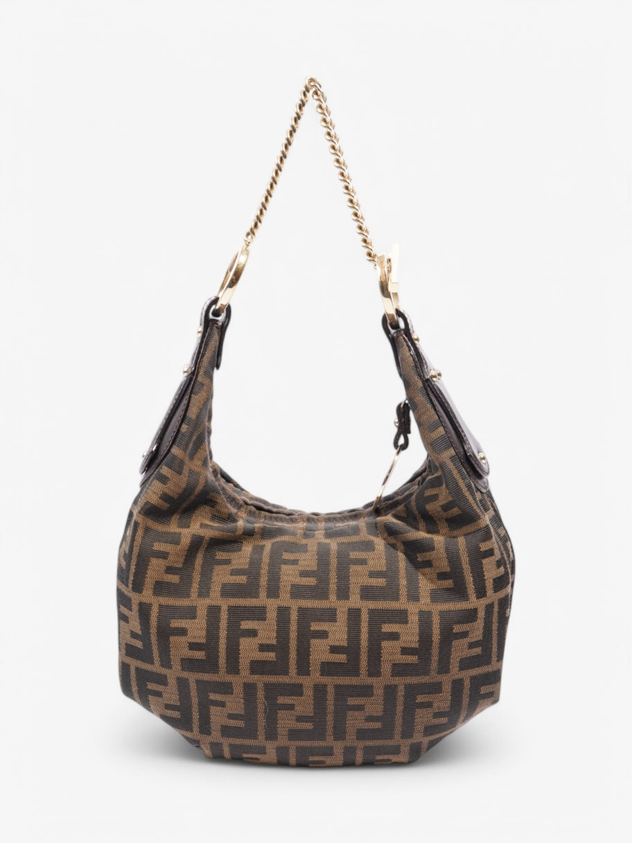 Fendi FF Chef Zucca Brown / Black Canvas Image 4