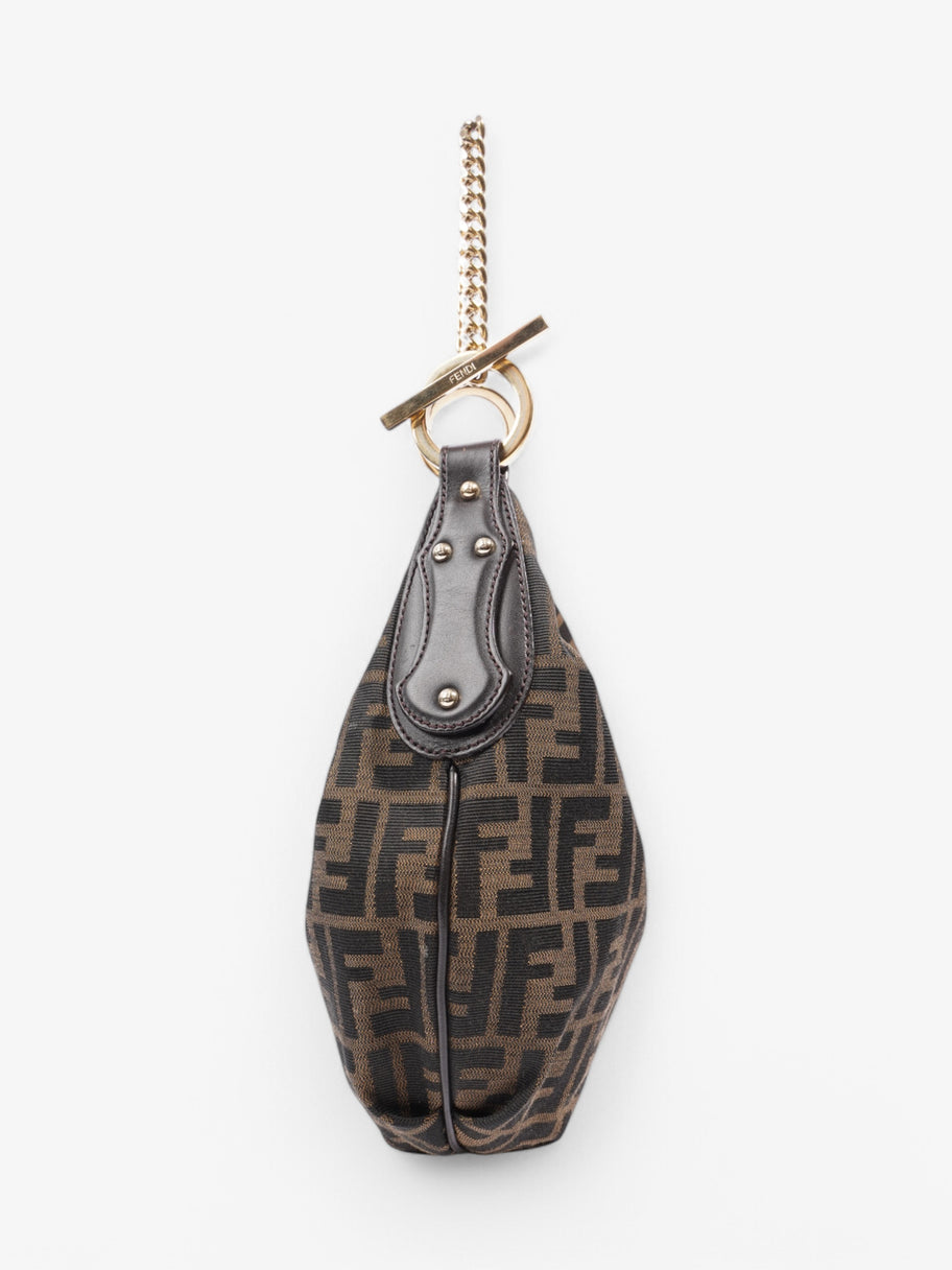 Fendi FF Chef Zucca Brown / Black Canvas Image 5