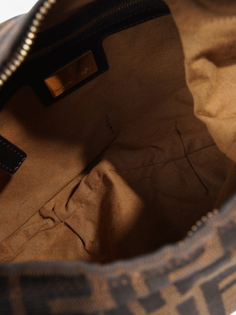 Fendi FF Chef Zucca Brown / Black Canvas Image 9