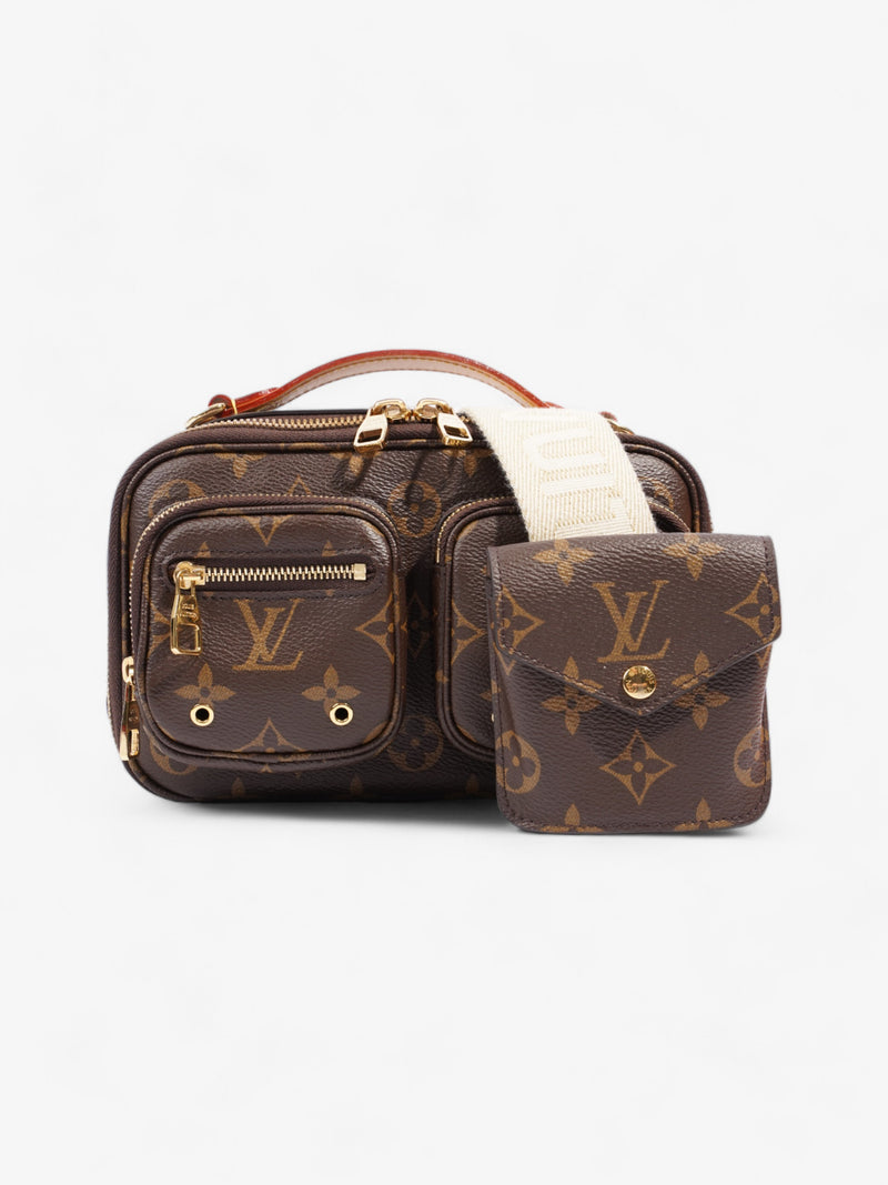  Louis Vuitton Utility Satchel Monogram Coated Canvas