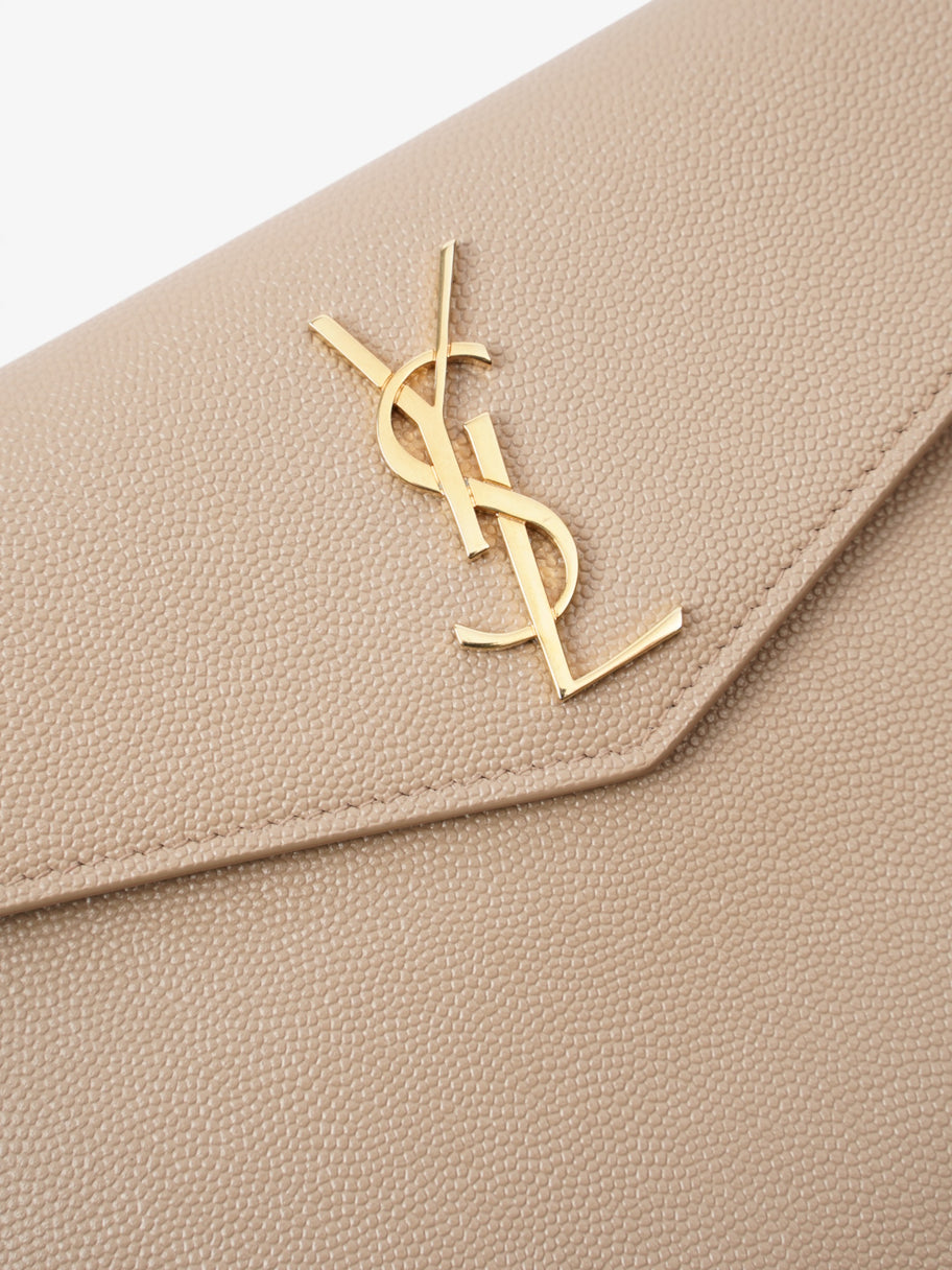 Saint Laurent Uptown Pouch Beige  Leather Image 4