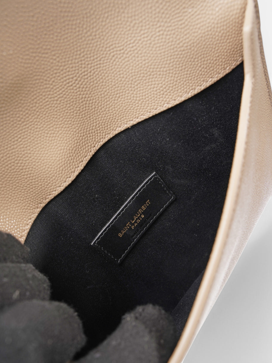 Saint Laurent Uptown Pouch Beige  Leather Image 6