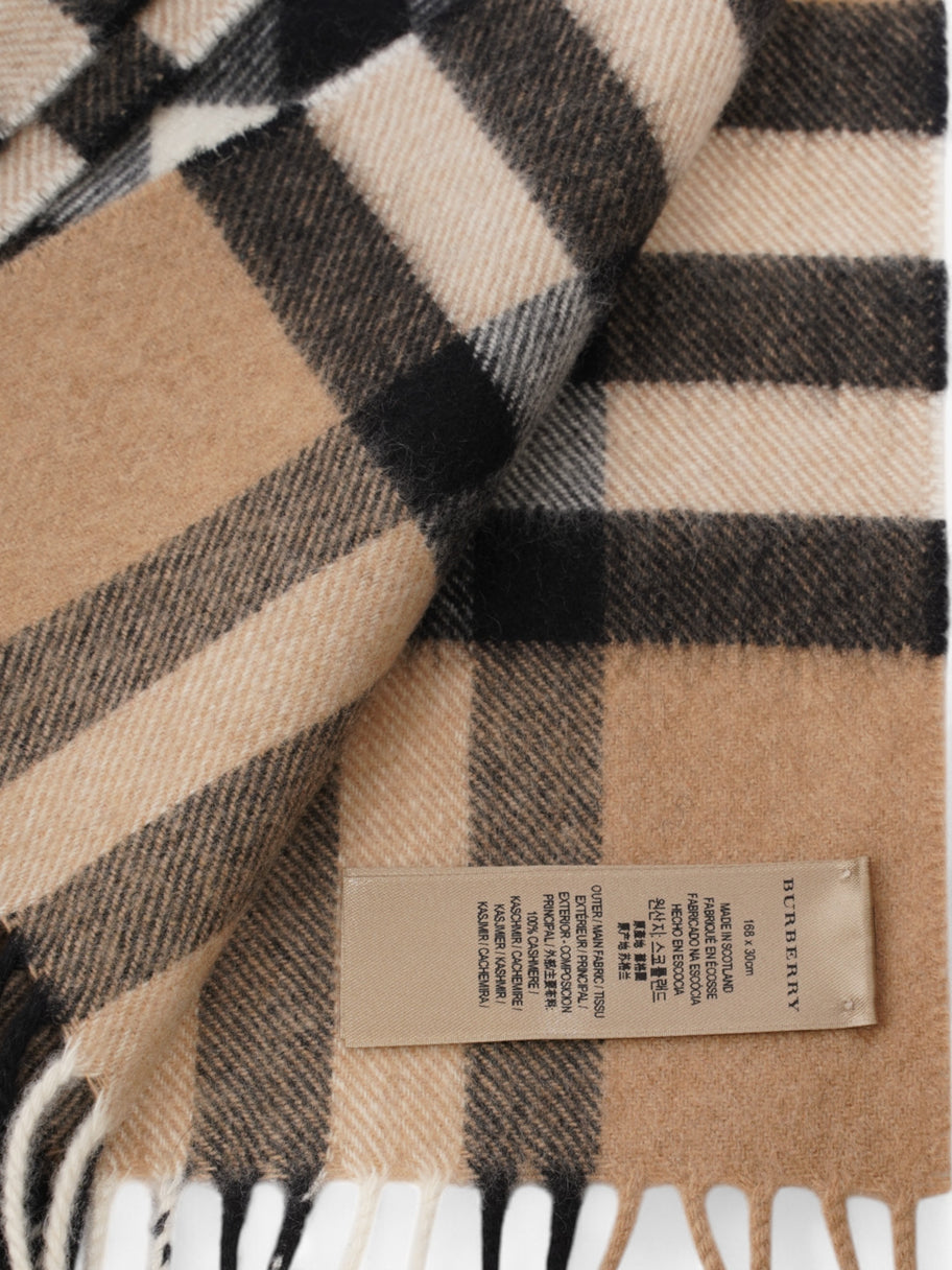 Burberry Scarf Check Cashmere Image 2