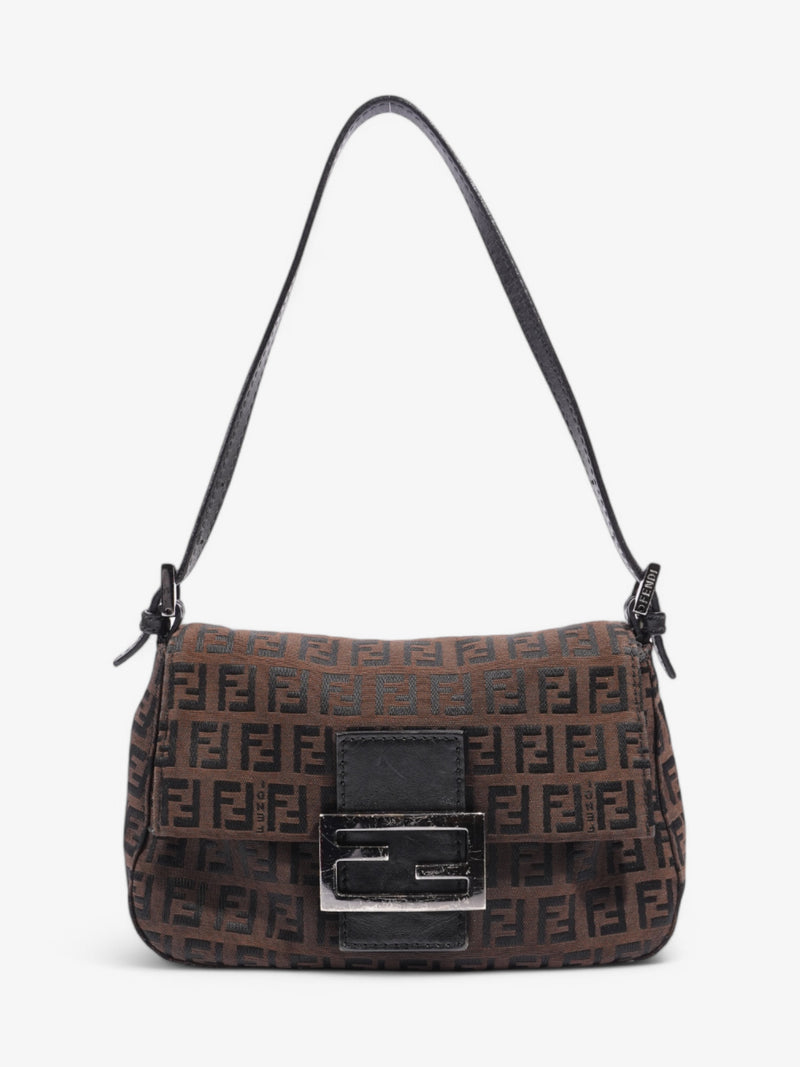  Fendi Baguette Brown Canvas Mini