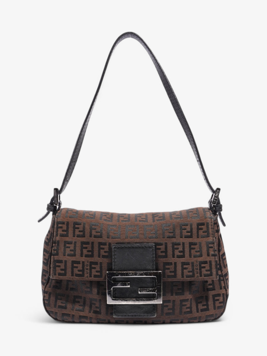 Fendi Baguette Brown Canvas Mini Image 1