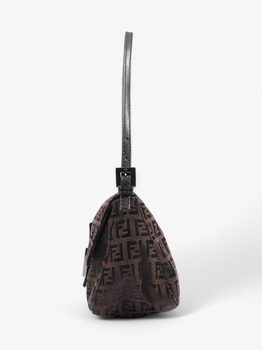Fendi Baguette Brown Canvas Mini Image 3