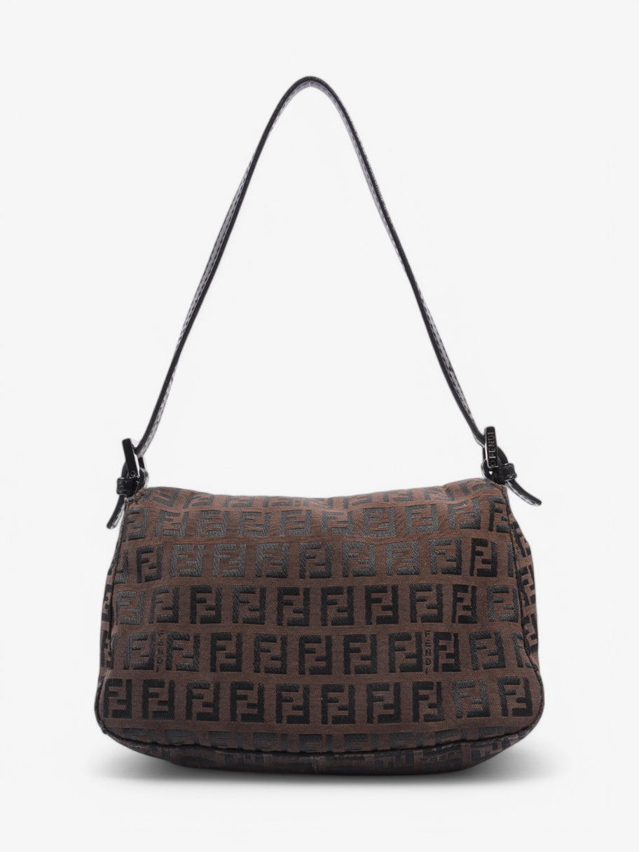 Fendi Baguette Brown Canvas Mini Image 4