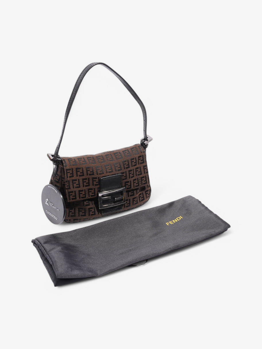 Fendi Baguette Brown Canvas Mini Image 9