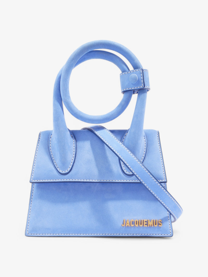  Jacquemus Le Chiquito Blue Suede Mini