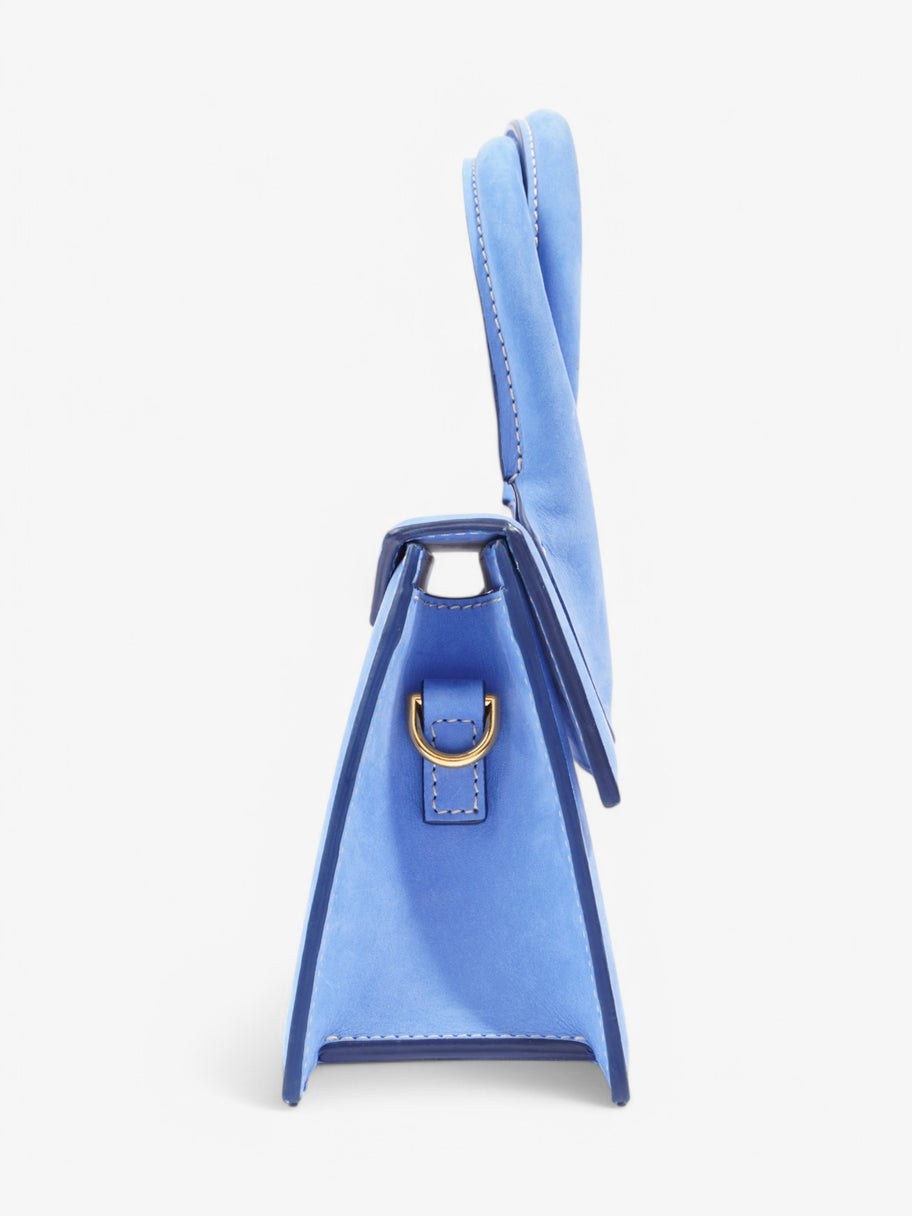 Jacquemus Le Chiquito Blue Suede Mini Image 5