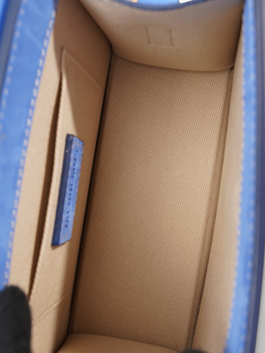 Jacquemus Le Chiquito Blue Suede Mini Image 9