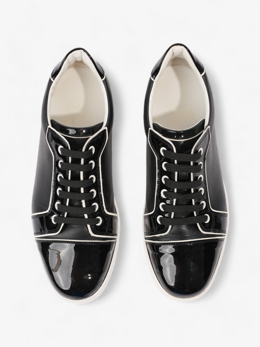 Christian Louboutin Fun Vieira Flat Black / White Patent Leather EU 40 UK 7 Image 8