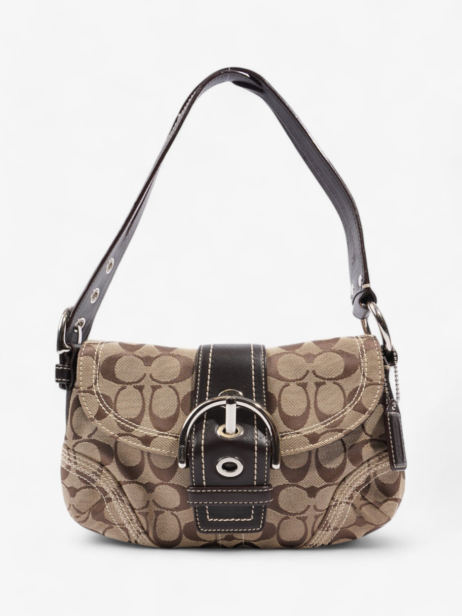 Coach Signature C Soho Beige / Brown Canvas Image 1
